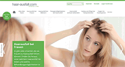 Desktop Screenshot of haar-ausfall.com