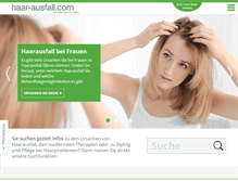 Tablet Screenshot of haar-ausfall.com